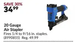 Princess Auto 20 Gauge Air Stapler offer