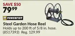 Princess Auto Steel Garden Hose Reel offer