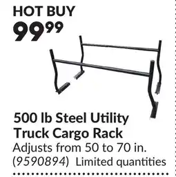 Princess Auto Steel Utility Truck Cargo Rack offer