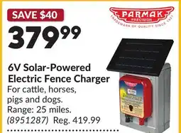 Princess Auto 6V Solar-Powered Electric Fence Charger offer