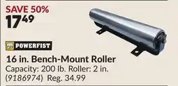 Princess Auto 16 in. Bench-Mount Roller offer