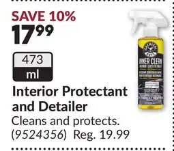 Princess Auto Interior Protectant and Detailer offer