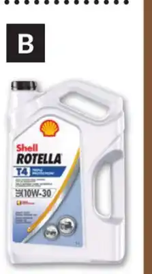 Princess Auto Shell Rotella T4 10W-30 offer