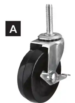 Princess Auto 3 in. Threaded Stem Swivel Casters offer