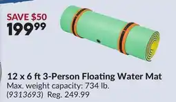 Princess Auto 12 x 6 ft 3-Person Floating Water Mat offer