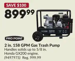 Princess Auto 2 in. 158 GPM Gas Trash Pump offer