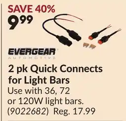 Princess Auto 2 pk Quick Connects for Light Bars offer