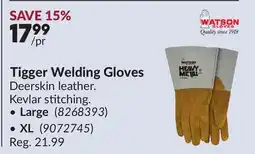Princess Auto Tigger Welding Gloves offer