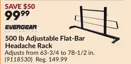 Princess Auto 500 lb Adjustable Flat-Bar Headache Rack offer