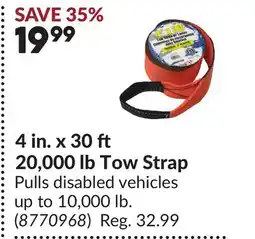 Princess Auto Tow Strap offer