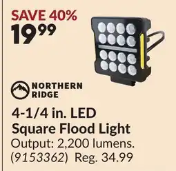 Princess Auto LED Square Flood Light offer