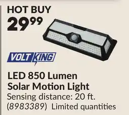 Princess Auto LED 850 Lumen Solar Motion Light offer