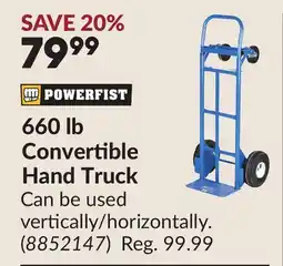 Princess Auto 660 lb Convertible Hand Truck offer