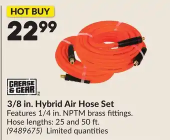 Princess Auto 3/8 in. Hybrid Air Hose Set offer