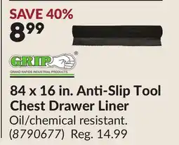 Princess Auto 84 x 16 in. Anti-Slip Tool Chest Drawer Liner offer