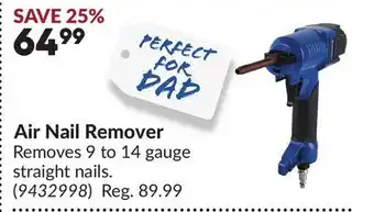 Princess Auto Air Nail Remover offer