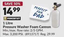 Princess Auto 1 Litre Pressure Washer Foam Cannon offer