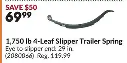Princess Auto 1,750 lb 4-Leaf Slipper Trailer Spring offer