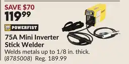Princess Auto 75A Mini Inverter Stick Welder offer