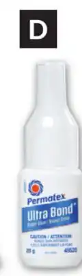 Princess Auto Ultra Bond Super Glue offer