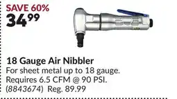 Princess Auto 18 Gauge Air Nibbler offer