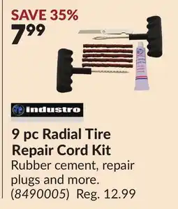 Princess Auto 9 pc Radial Tire Repair Cord Kit offer