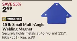 Princess Auto 15 lb Small Multi-Angle Welding Magnet offer