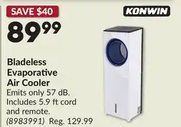 Princess Auto Bladeless Evaporative Air Cooler offer