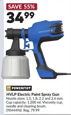 Princess Auto HVLP Electric Paint Spray Gun offer