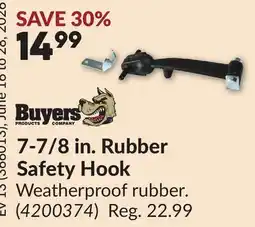 Princess Auto 7-7/8 in. Rubber Safety Hook offer