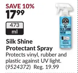 Princess Auto Silk Shine Protectant Spray offer