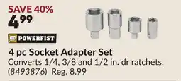 Princess Auto 4 pc Socket Adapter Set offer