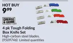 Princess Auto 4 pk Tough Folding Box Knife Set offer