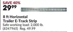 Princess Auto 8 ft Horizontal Trailer E-Track Strip offer