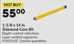Princess Auto 1-1/8 x 14 in. Diamond-Core Bit offer