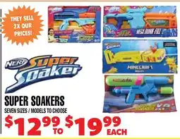 Len's Mill Stores SUPER SOAKERS offer