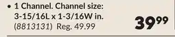 Princess Auto Cable Protectors, 1 Channel. Channel size: 3-15/16L x 1-3/16W in offer