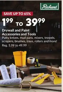 Princess Auto Drywall and Paint Accessories and Tools offer