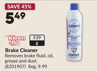 Princess Auto Brake Cleaner offer