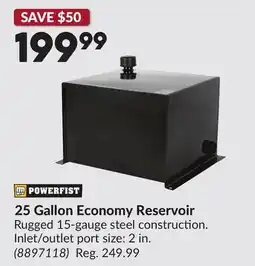 Princess Auto 25 Gallon Economy Reservoir offer
