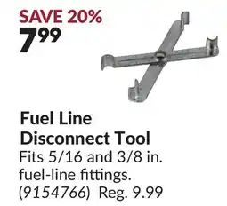 Princess Auto Fuel Line Disconnect Tool offer