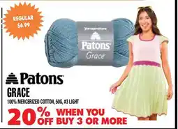 Len's Mill Stores Patons GRACE offer