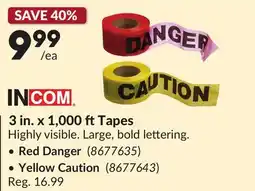 Princess Auto 3 in. x 1,000 ft Tapes offer