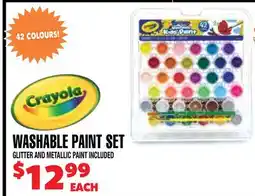 Len's Mill Stores Crayola WASHABLE PAINT SET offer