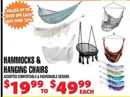 Len's Mill Stores HAMMOCKS & HANGING CHAIRS offer