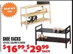 Len's Mill Stores SHOE RACKS offer