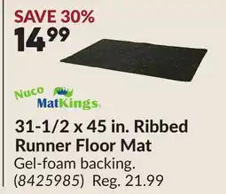 Princess Auto Ribbed Runner Floor Mat offer