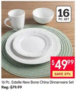 Kitchen Stuff Plus Estelle New Bone China Dinnerware Set offer