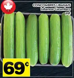 Supermarché PA CONCOMBRES LIBANAIS | Lebanese Cucumbers offer