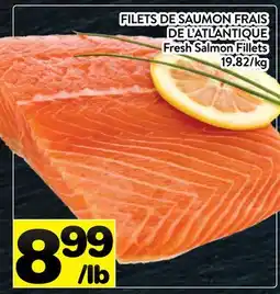 Supermarché PA FILETS DE SAUMON FRAIS DE L'ATLANTIQUE | Fresh Salmon Fillets offer